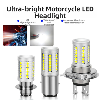 Predné LED svetlá na motocykel — model motor225, 12V, LED zdroj svetla, životnosť 50 000 hodín