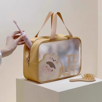 Torba za kozmetiku od PU materijala, stil ručne torbe, višenamenska, za putovanja, skladištenje kozmetike