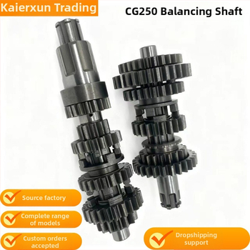 Vyvažovací hriadeľ pre CG250/CG200 – odolný voči opotrebeniu, 197cc/250cc jednovalcový motor, vlastné spracovanie, pre motory Lifan Zangfeng a Wolf Warrior