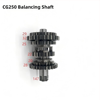 Vyvažovací hriadeľ pre CG250/CG200 – odolný voči opotrebeniu, 197cc/250cc jednovalcový motor, vlastné spracovanie, pre motory Lifan Zangfeng a Wolf Warrior