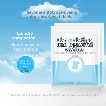 Prací papierové listy s absorpciou farieb – ochrana proti presunu farieb pre zmiešané pranie