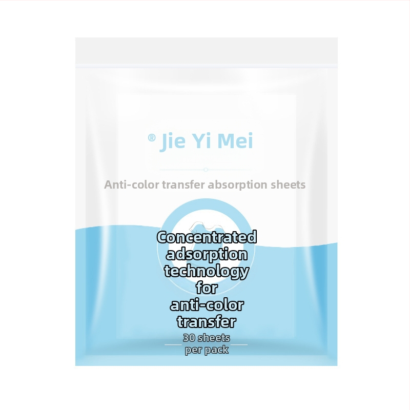 Krāsu uzsūcošās veļas loksnes – krāsu pārvietošanas aizsardzība daudzkrāsu mazgāšanai