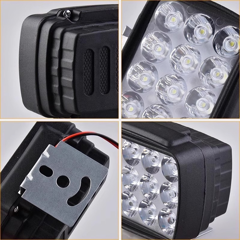 Shouli LED vysokovýkonný predný svetlomet pre elektrické tricikly, vonkajšie uchytenie, kompatibilný so 12V/48V/60V/72V