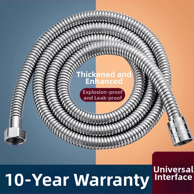 Duššivoolik 304 roostevabast terasest, paindlik, pöördmontaaž, Shouli kaubamärk, nominaalne rõhk 20, töötemperatuur 100°C