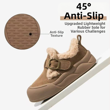 Tüdrukute talvekingad lumemokkidega, ülemine osa Xishi veluur, Velcro kinnitusega, kummist talla — 2025 talv