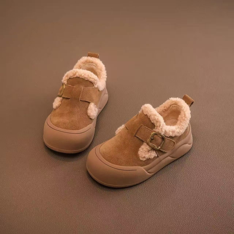 Tüdrukute talvekingad lumemokkidega, ülemine osa Xishi veluur, Velcro kinnitusega, kummist talla — 2025 talv