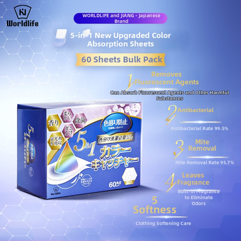 World Life Prací Listy na Zabránenie Presakovaniu Farieb v Práčke