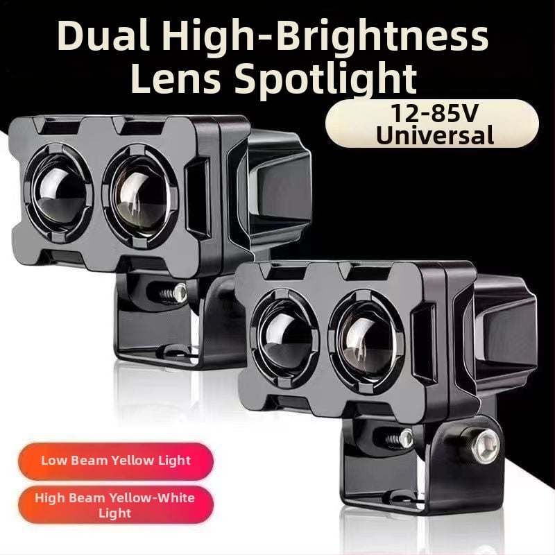 Elektriliste sõidukite esilatern, äärmiselt ere LED valgus, läätsedest esilatern, mootorratastele ja kolmerattalistele, vilkuv spottvalgus (Mudel: Universal Model; Valgusallikas: W; Paigaldus: Ei; Artiklinumber: TTT1005506531)