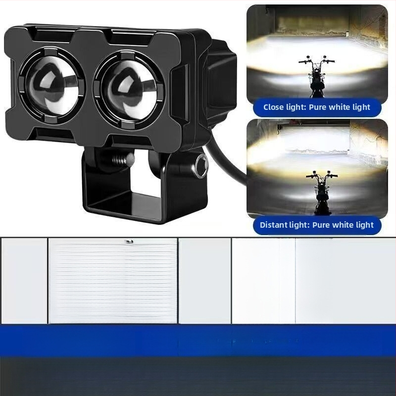 Elektriliste sõidukite esilatern, äärmiselt ere LED valgus, läätsedest esilatern, mootorratastele ja kolmerattalistele, vilkuv spottvalgus (Mudel: Universal Model; Valgusallikas: W; Paigaldus: Ei; Artiklinumber: TTT1005506531)