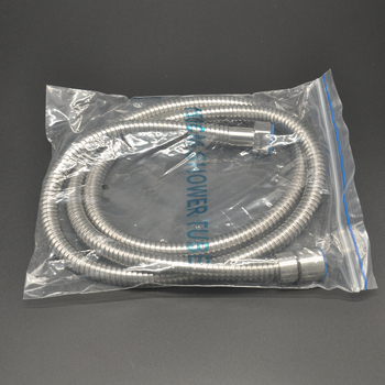 Σωλήνας ντους από ανοξείδωτο ατσάλι 304 με φινίρισμα γραμμωδούς σύρματος, ονομαστική πίεση 1.0, μέγιστη θερμοκρασία 90°C, εγκατάσταση 4 σημεία