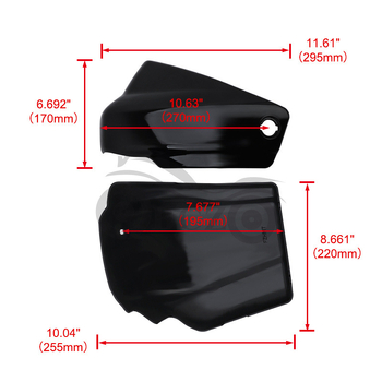 Puzdro batérie pre motocykl BCZMT XVS1100 – model XVS1100, Číslo dielu DC-0035, Vlastné spracovanie: Áno