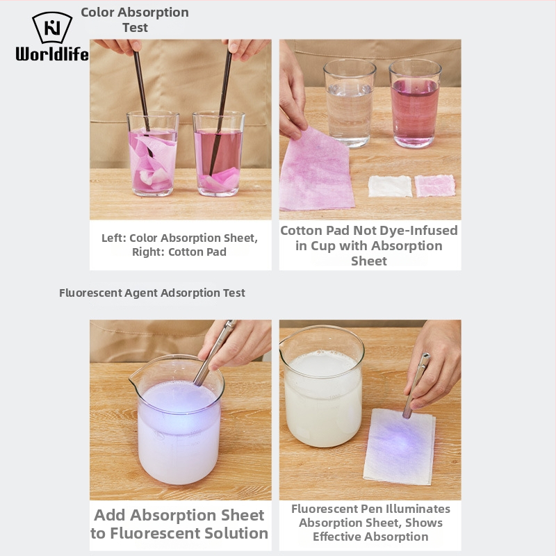 World Life Krāsu uzsūkšanas veļas filma – anti traipi, aizsardzība pret krāsu pārnesi, paredzēta mazgāšanai