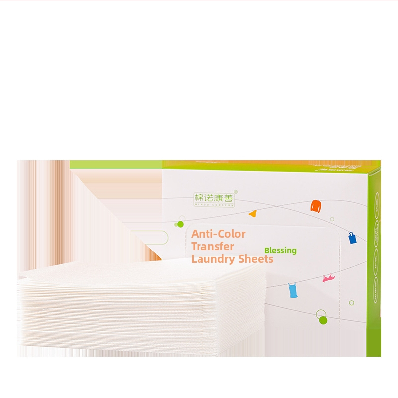 Tablety na absorpcíu farieb pre miešané pranie a strojové pranie, 50 tabliet, značka Minokangshan