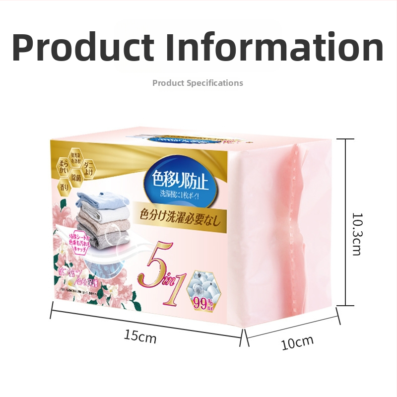 Wordlife Listy absorbujúce farby do prania, 60 kusov v vrecku, 48 balení v krabici