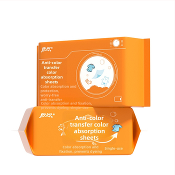 Krāsu uzsūcošs mazgāšanas lapa; novērš krāsu pārvietošanos; traipu aizsardzība; derīgs veļas mašīnai; piemērots sajaukšanai