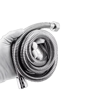 Sprchová hadica – proti prasknutiu, z nehrdzavejúcej ocele, vytiahnuteľná, univerzálne fitingy