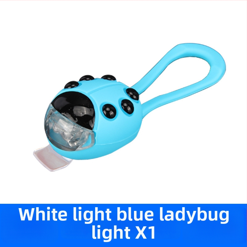 LED svetlá na bicykel v tvare ladybug – predné a zadné LED svetlá pre bicykle, balansované bicykle a detské kolobežky (Značka: KUDOEYE; Import: Nie; Licencovaná súkromná značka: Áno)