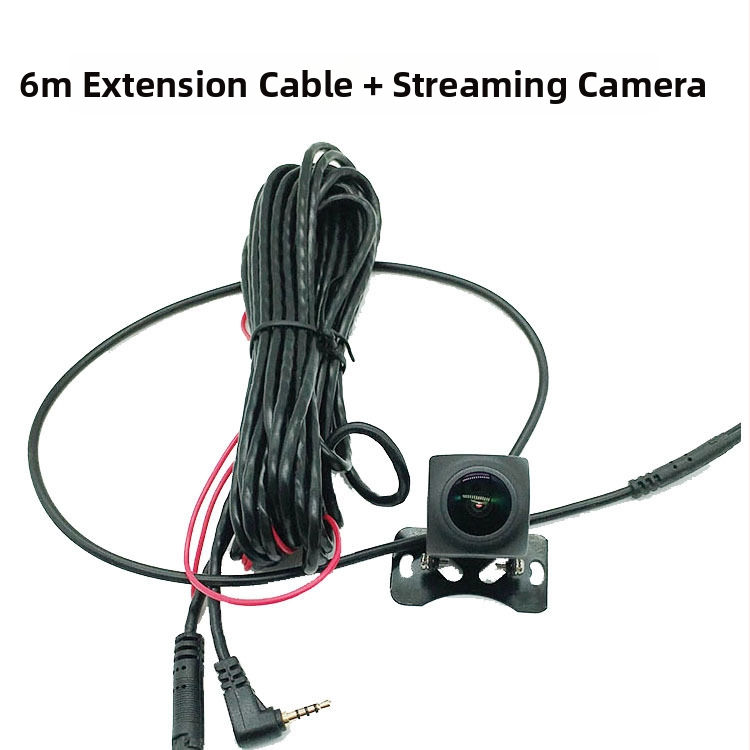 Palubná kamera do auta s V06 zadnou kamerou, 1080P, 170° uhol, VGA signál, 12V napájanie