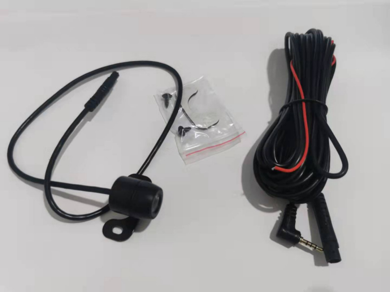 Palubná kamera do auta s V06 zadnou kamerou, 1080P, 170° uhol, VGA signál, 12V napájanie