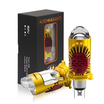 H4 LED reflektor s dvojitou šošovkou, priame zapojenie, 36W, 3600LM, IP67