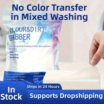 Prací listy na absorpciju farieb, balené v puzdre – proti prenosu farieb, proti zafarbeniu, domáce použitie