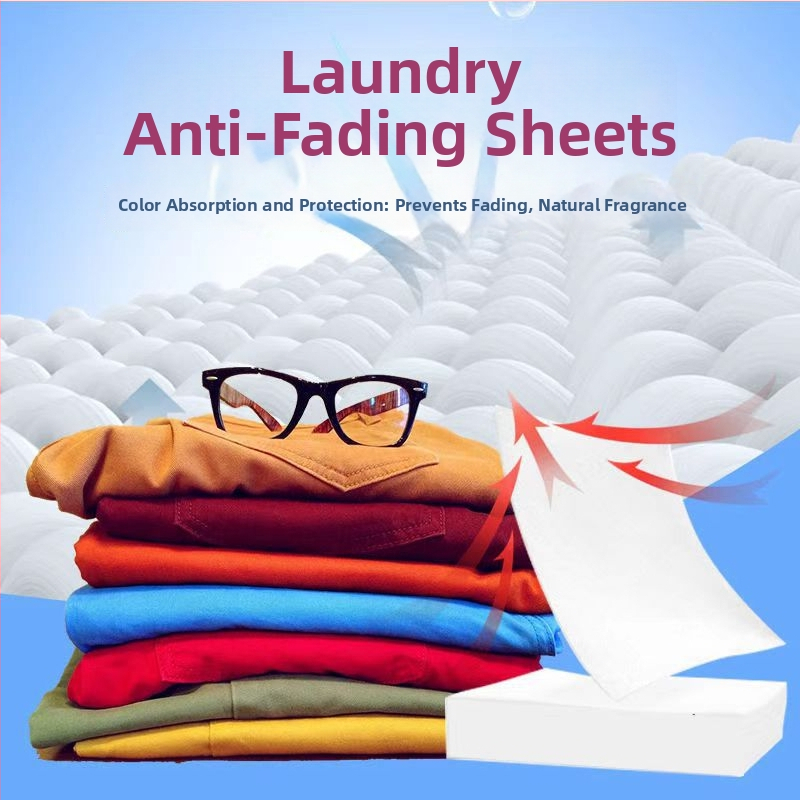 Prací listy na absorpciju farieb, balené v puzdre – proti prenosu farieb, proti zafarbeniu, domáce použitie