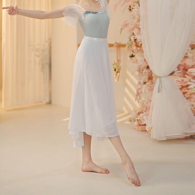 Moderné tanečné šaty na cvičenie zo šifónu, viskóza 80%, podšívka z polyesterového zmesi 85%, pre dospelé ženy, vhodné pre hip-hop, belly dance, latin a ľudové tance