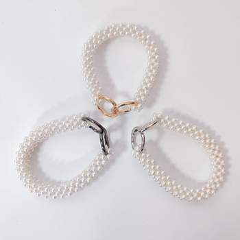 Pärlikoti käepideme rõngas DIY jaoks, plastmaterjal, käsitöö pärl aktsess, õlarihmade lisaseade