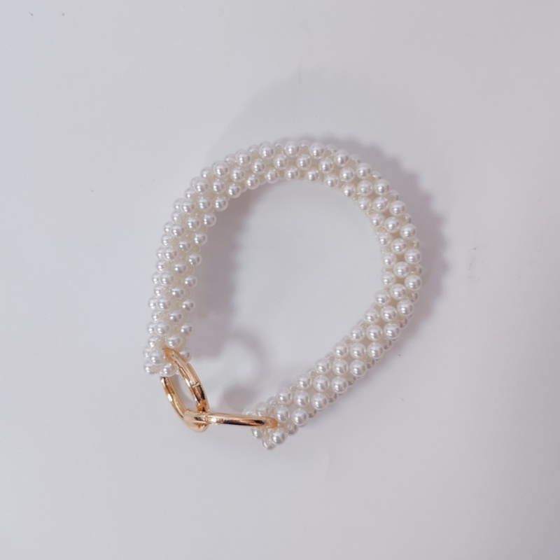 Pärlikoti käepideme rõngas DIY jaoks, plastmaterjal, käsitöö pärl aktsess, õlarihmade lisaseade