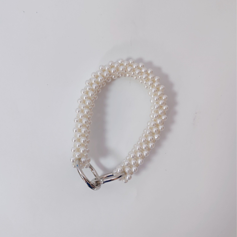 Pärlikoti käepideme rõngas DIY jaoks, plastmaterjal, käsitöö pärl aktsess, õlarihmade lisaseade