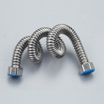 Ανοξείδωτος εύκαμπτος σωλήνας εισόδου/εξόδου νερού για τουαλέτα, νιπτήρα και θερμοσίφωνα – με βιδωτή σύνδεση, 304SS, πίεση 1.0, -15 έως 90°C