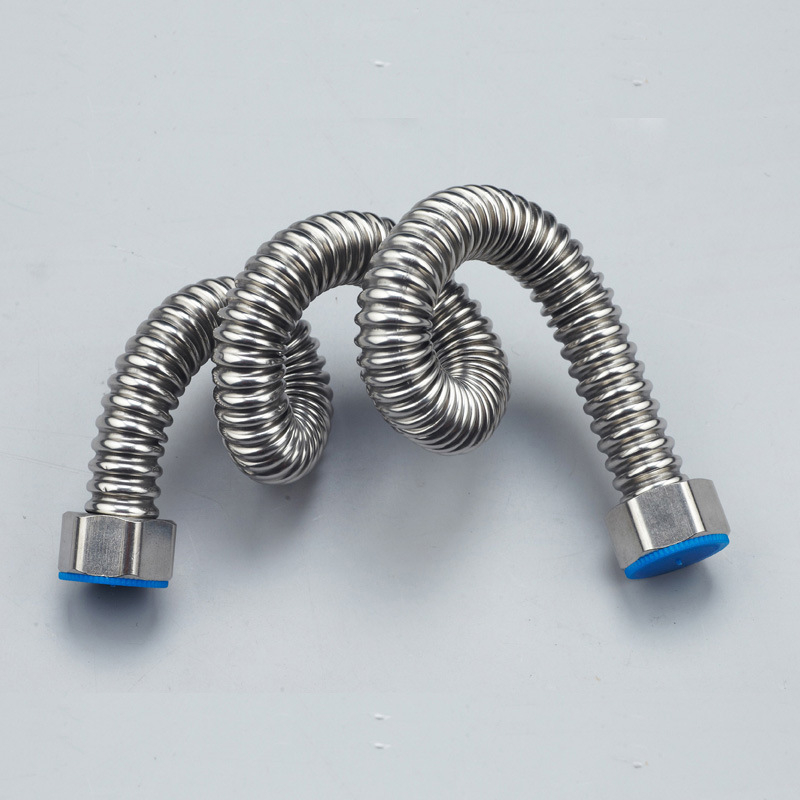 Ανοξείδωτος εύκαμπτος σωλήνας εισόδου/εξόδου νερού για τουαλέτα, νιπτήρα και θερμοσίφωνα – με βιδωτή σύνδεση, 304SS, πίεση 1.0, -15 έως 90°C