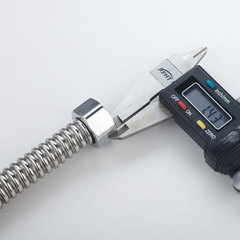 Ανοξείδωτος εύκαμπτος σωλήνας εισόδου/εξόδου νερού για τουαλέτα, νιπτήρα και θερμοσίφωνα – με βιδωτή σύνδεση, 304SS, πίεση 1.0, -15 έως 90°C