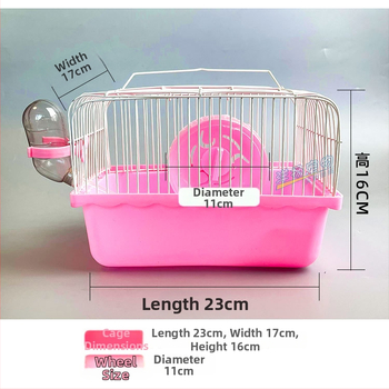 Klietka pre hamster, záhradný štýl, prenosná plastová konštrukcia, značka Yiheng, vhodná na všetky ročné obdobia