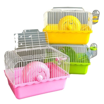 Klietka pre hamster, záhradný štýl, prenosná plastová konštrukcia, značka Yiheng, vhodná na všetky ročné obdobia