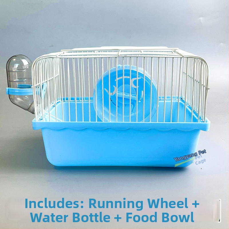 Klietka pre hamster, záhradný štýl, prenosná plastová konštrukcia, značka Yiheng, vhodná na všetky ročné obdobia