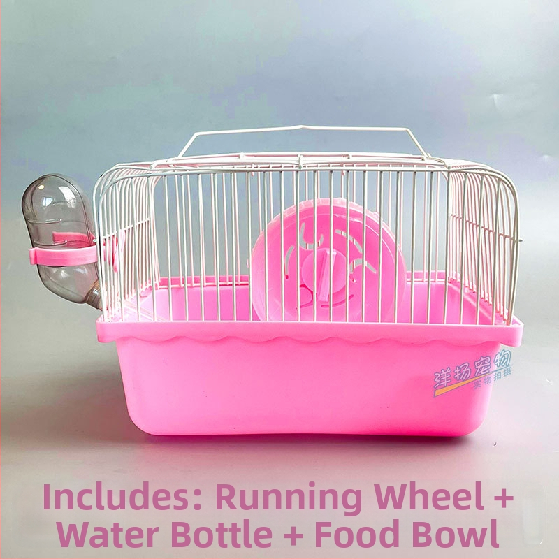 Klietka pre hamster, záhradný štýl, prenosná plastová konštrukcia, značka Yiheng, vhodná na všetky ročné obdobia