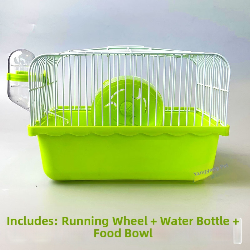 Klietka pre hamster, záhradný štýl, prenosná plastová konštrukcia, značka Yiheng, vhodná na všetky ročné obdobia