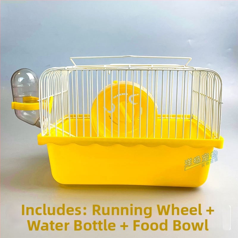 Klietka pre hamster, záhradný štýl, prenosná plastová konštrukcia, značka Yiheng, vhodná na všetky ročné obdobia