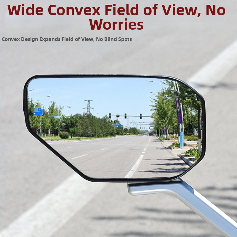 Zadné zrkadlo pre elektrické motocykle, ABS plast + sklo, Mogelon