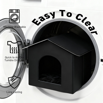 Kotec pre mačky — uzavretá stan, priestranná, vodotesná, odolná voči chladu, odolná voči uhryznutiam, pre všetky ročné obdobia