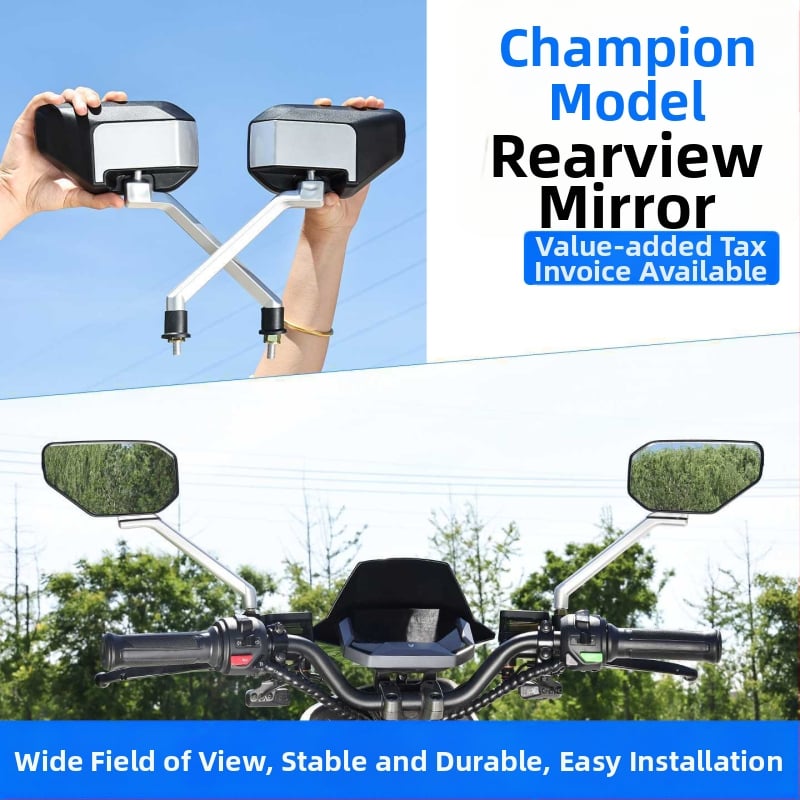 Zrkadlo spätného videnia pre elektrické vozidlá, konvexné zrkadlo s širokým zorným poľom, ABS plast + sklo, značka Mogelon