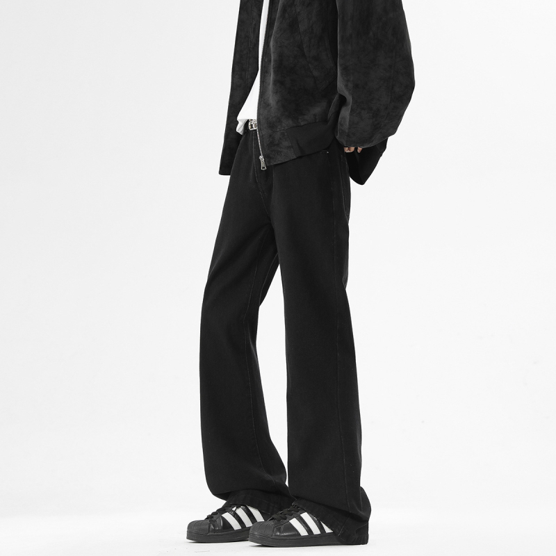 ACUSCEOOU Fliisiga teksad, mikro-flared siluett, sirged sääred, keskmine vööt, sügis-talve 2025