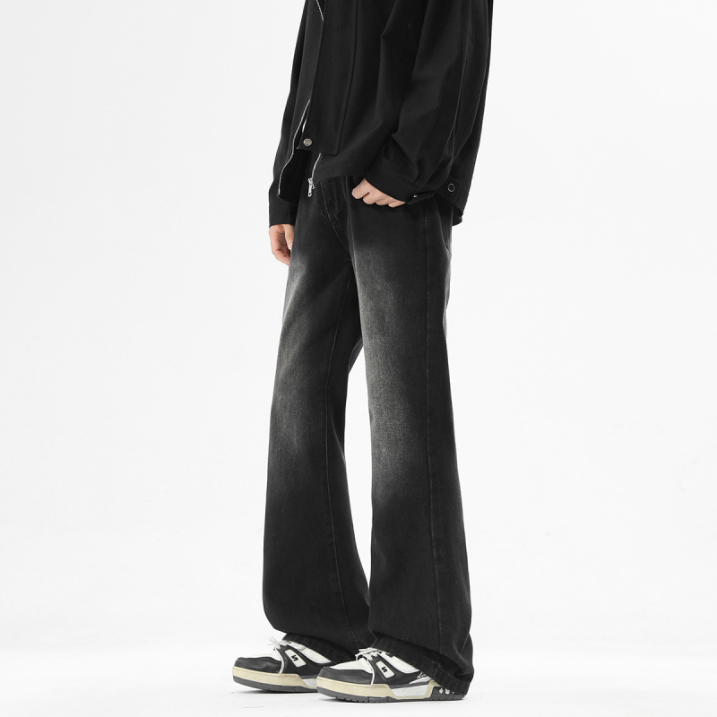 ACUSCEOOU Fliisiga teksad, mikro-flared siluett, sirged sääred, keskmine vööt, sügis-talve 2025