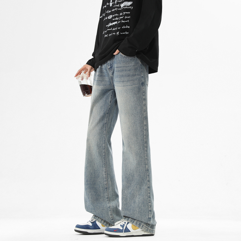 ACUSCEOOU Fliisiga teksad, mikro-flared siluett, sirged sääred, keskmine vööt, sügis-talve 2025