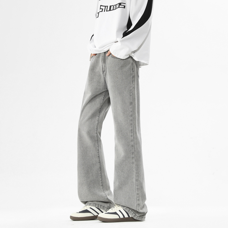 ACUSCEOOU Fliisiga teksad, mikro-flared siluett, sirged sääred, keskmine vööt, sügis-talve 2025