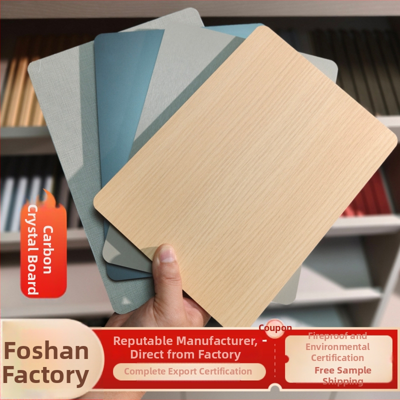 Panel steny z bambusových vlákien – textúra karbónový kryštál, akustická izolácia 0.5, tepelná vodivosť 0.1, štýl moderný minimalistický