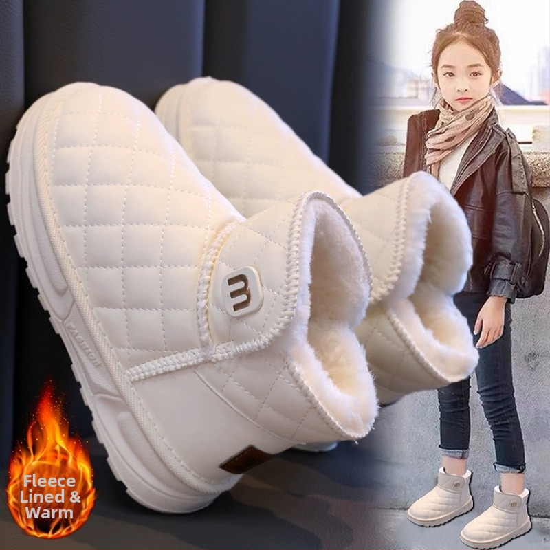 Unisex zimné nepremokavé členkové topánky s fleecovou podšívkou