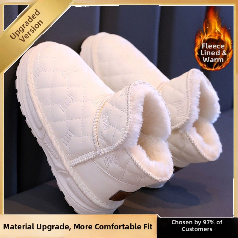 Unisex zimné nepremokavé členkové topánky s fleecovou podšívkou