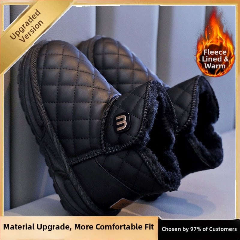 Unisex zimné nepremokavé členkové topánky s fleecovou podšívkou